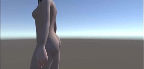  3d animation - nude girls